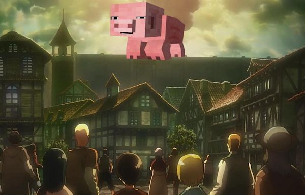 Attack on Titan Fan Spent Two Months Bringing the Shiganshina District to Minecraft