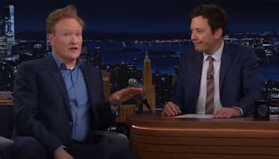 Jimmy Fallon Was Visibly Emotional After Conan O'Brien Selflessly Cut Off His Outro Speech