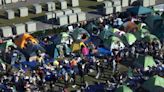 Estudiantes de la Universidad de Columbia en Nueva York firmes en mantener el campamento pro Gaza