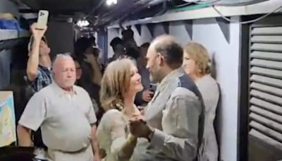 'Iran Couldn't Stop The Joy': Newlyweds' First Dance In An Underground Bunker In Israel