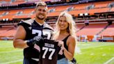 For Carly and Wyatt Teller, sending Christmas cards to Browns fans is a cheerful tradition