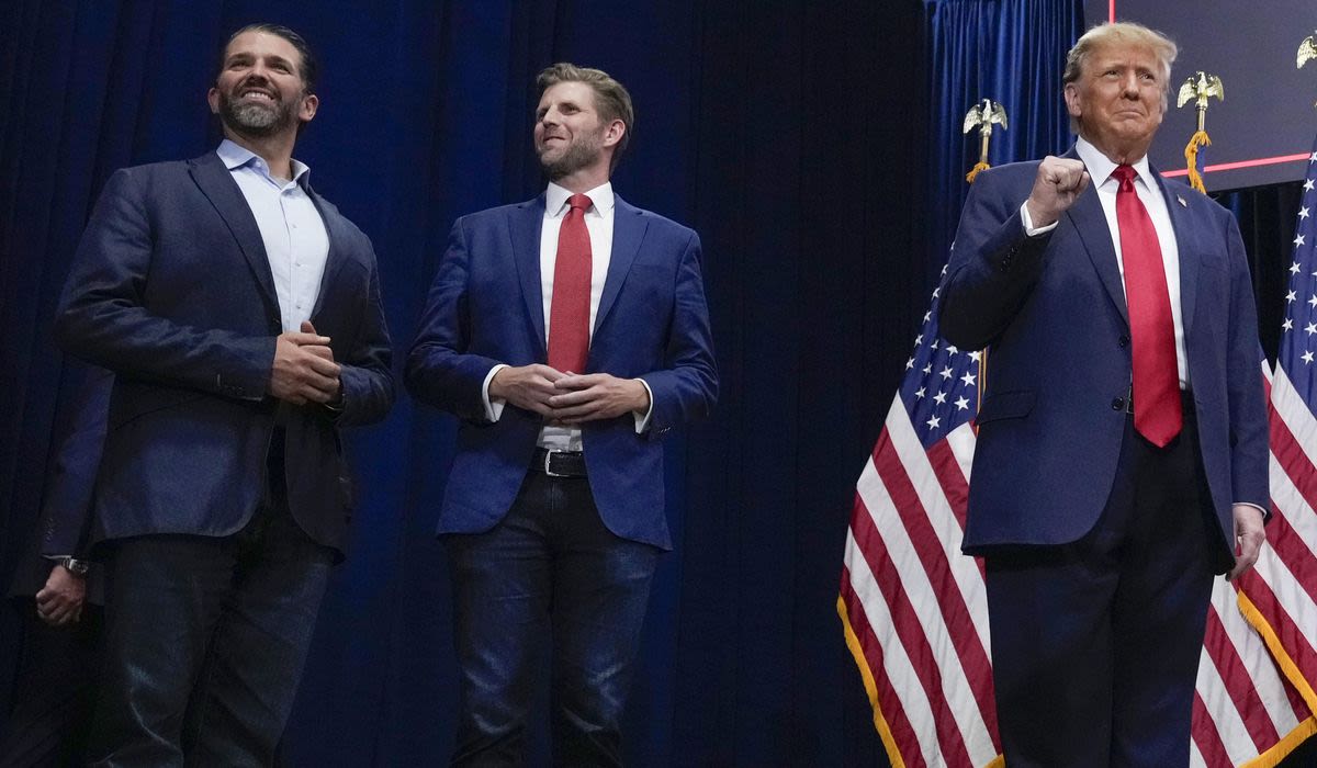 Trump’s eldest sons to help with presidential transition team