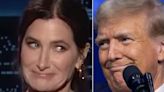 ‘Kimmel’ Guest Host Kathryn Hahn Has X-Rated Comeback To Trump's Weird Challenge