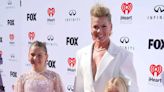 Pink Walks the 2023 iHeartRadio Music Awards Red Carpet with Kids Willow and Jameson