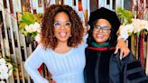 Oprah celebrates one of the first students at her South Africa school earning her doctorate