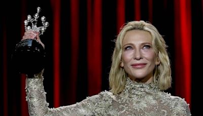 Cate Blanchett recibe el Premio Donostia en el Festival de San Sebastián