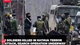 Kathua terror attack: Militants attack Indian Army convoy, five soldiers killed; five injured