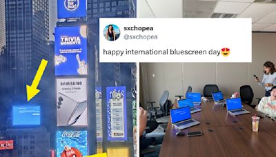 25 Wild Pictures Of "Blue Screens Of Death" From Around The World Because Of The CrowdStrike Outage