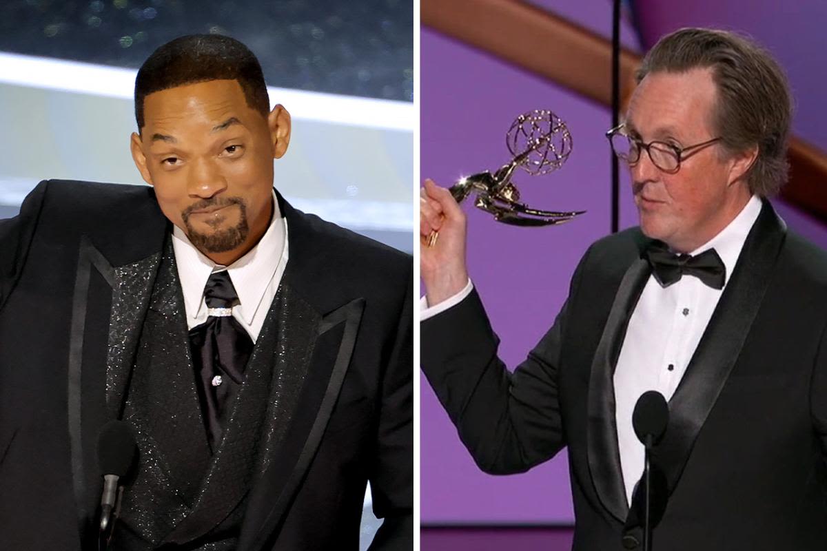 'Slow Horses' writer Will Smith wins Emmy, doesn't slap anyone: "Despite my name, I come in peace"