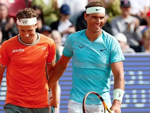Rafael Nadal, Casper Ruud save match point to make doubles semi-finals | Tennis News - Times of India