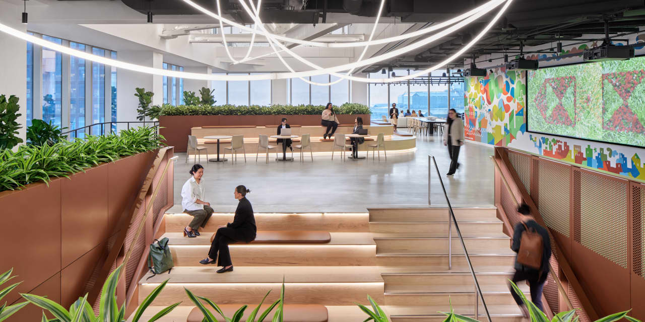 HSBC’s new NYC offices are coaxing hybrid workers into the office more frequently