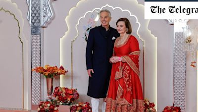 Boris Johnson and Kim Kardashian attend Anant Ambani's Indian wedding