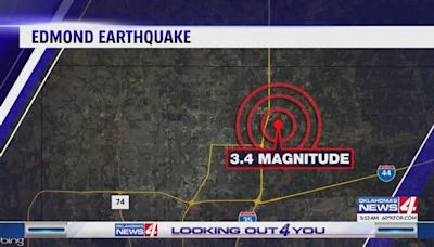 UPDATE: 3.4 magnitude earthquake recorded near Edmond