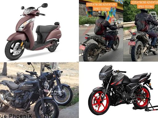 Top 5 News Pieces From This Week: TVS Jupiter CNG Scooter Launch Soon, KTM 390 Adventure Spied, Bajaj Freedom 125 To Be...