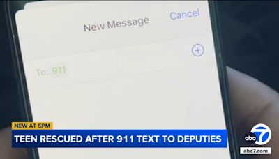 911 texting helps save 17-year-old human trafficking victim in California