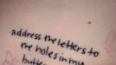 Olivia Rodrigo responds to fan who got a lyric tattooed with a major typo