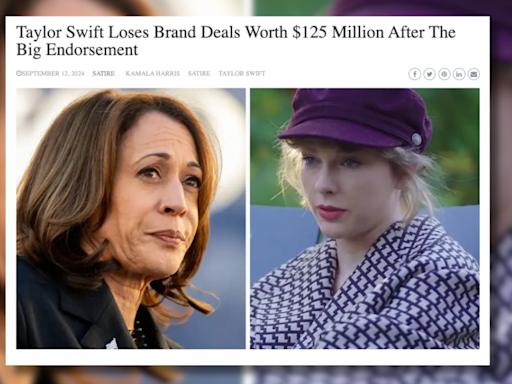 Taylor Swift Lost $125M in Brand Deals for 'Big Endorsement'?