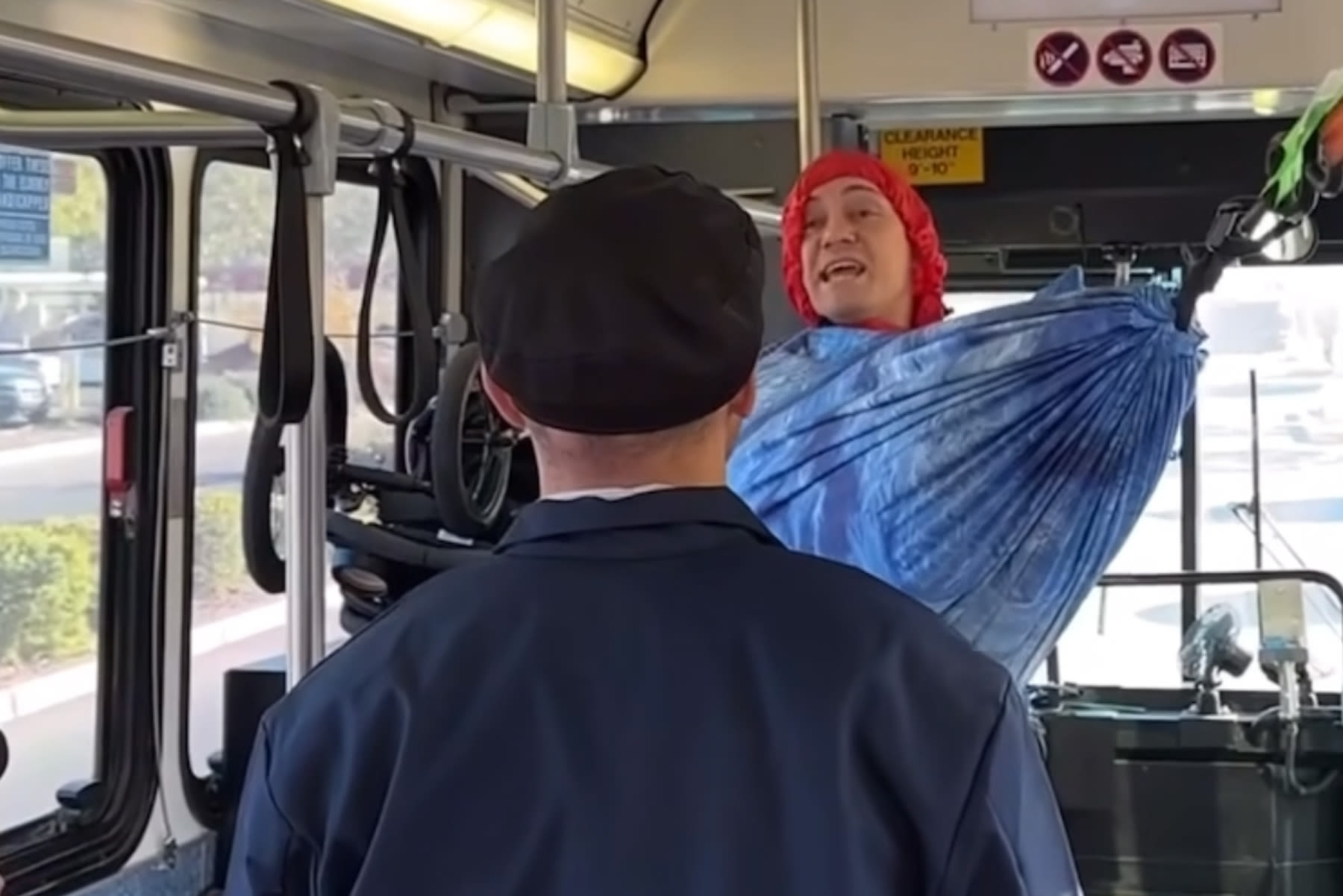 What The Viral Fake Bus Hammock TikTok Says About Staged Videos