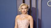 Florence Pugh Looks Like a Real-Life Princess in a Glittery Pale Pink Gown