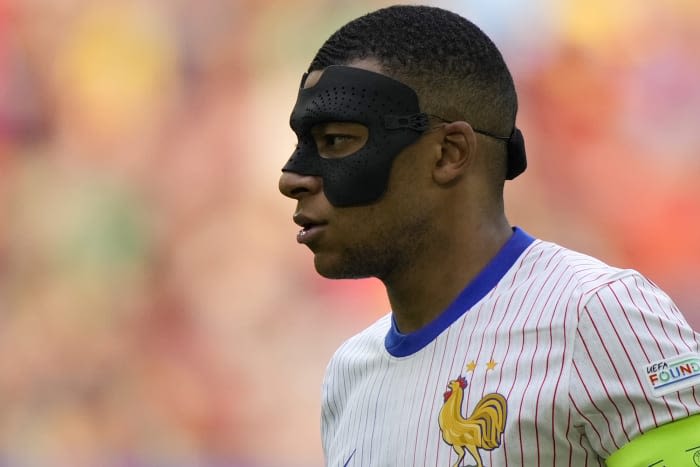 More changes to Mbappé face mask as France star's Euro 2024 problems persist