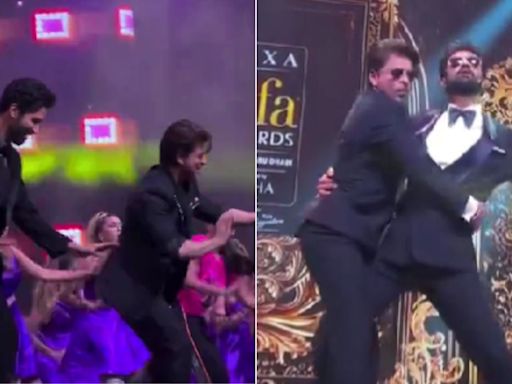 Shah Rukh Khan Nails Vicky Kaushal's Tauba Tauba Hookstep, Duo Dances To Oo Antava At IIFA 2024 (VIDEOS)