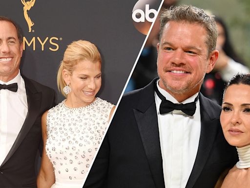 Matt Damon, George Clooney, Jerry Seinfeld, more A-list celebs who married someone out of the spotlight