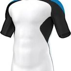 ADIDAS愛迪達 男 短袖排汗衣 緊身衣 合身版  TF COOL 系列 白藍黑 D82528