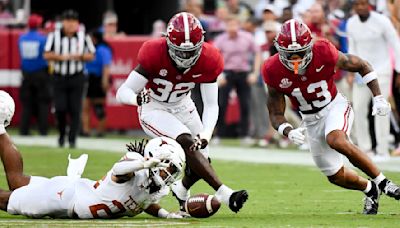 Where is Alabama ranked in EA Sports College Football 25 overall rankings?