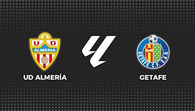 Almería - Getafe, La Liga en directo: resultado y goles del partido en vivo