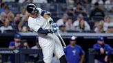 Aaron Judge becomes first player to hit 40 home runs this season with 477-foot blast