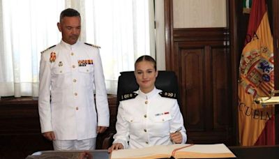 La princesa Leonor inicia el curso en la Escuela Naval “con gran ilusión para continuar mi formación”