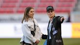 Rutgers women’s soccer legend Carli Lloyd joined the B1G Tailgate