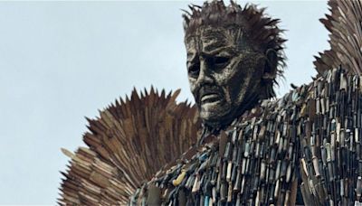 Knife Angel sculpture goes on display in town