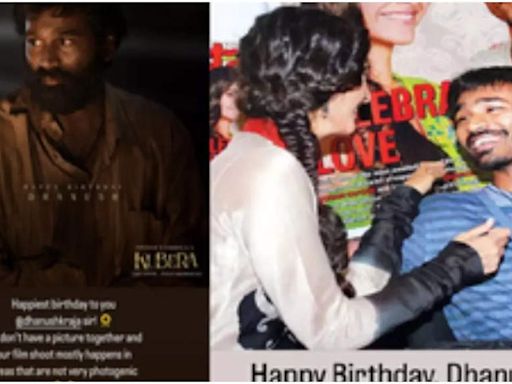 Rashmika Mandanna and Sonam Kapoor wish their co-star Dhanush 'happiest birthday' | Hindi Movie News - Times of India