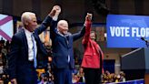 Biden came to Florida to help Democratic underdogs, but barely mentioned DeSantis, one of his most vocal critics