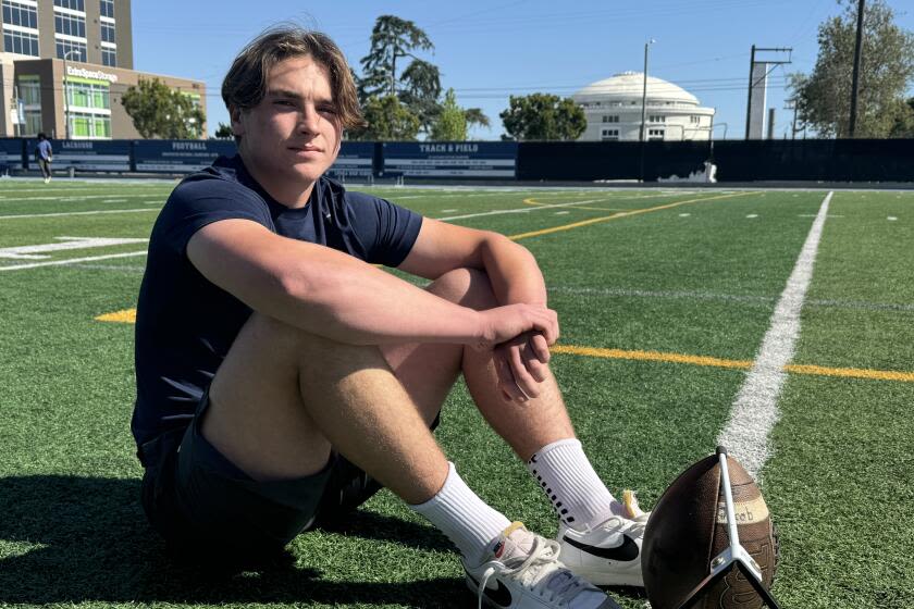 Loyola High's Jacob Kreinbring has mentality of more than a kicker