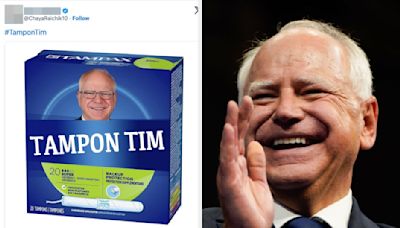 Republicans Are Calling Tim Walz "Tampon Tim," And The Backlash From Women Is Too Good Not To Share