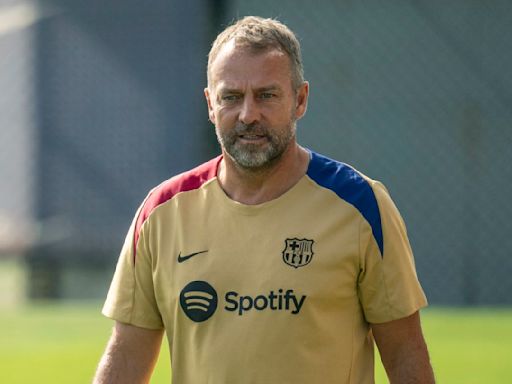 Hansi Flick hints at change to Barcelona's tactics ahead of pre-season