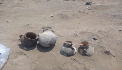 Suspected thieves nearly swipe pre-Hispanic artifacts from an archaeological site in Peru