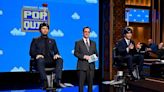 Watch Mario Bros. ' Chris Pratt try not to get doused with a 'mysterious substance' in Tonight Show quiz game