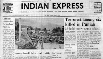 June 26, 1984, Forty Years Ago: Extremist killed, more arms seized from Golden Temple