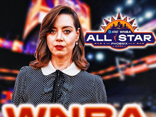Aubrey Plaza Steals The Show At WNBA All-Star Game