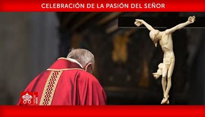 El Papa Francisco celebra la Pasión del Señor en la Basílica de San Padro