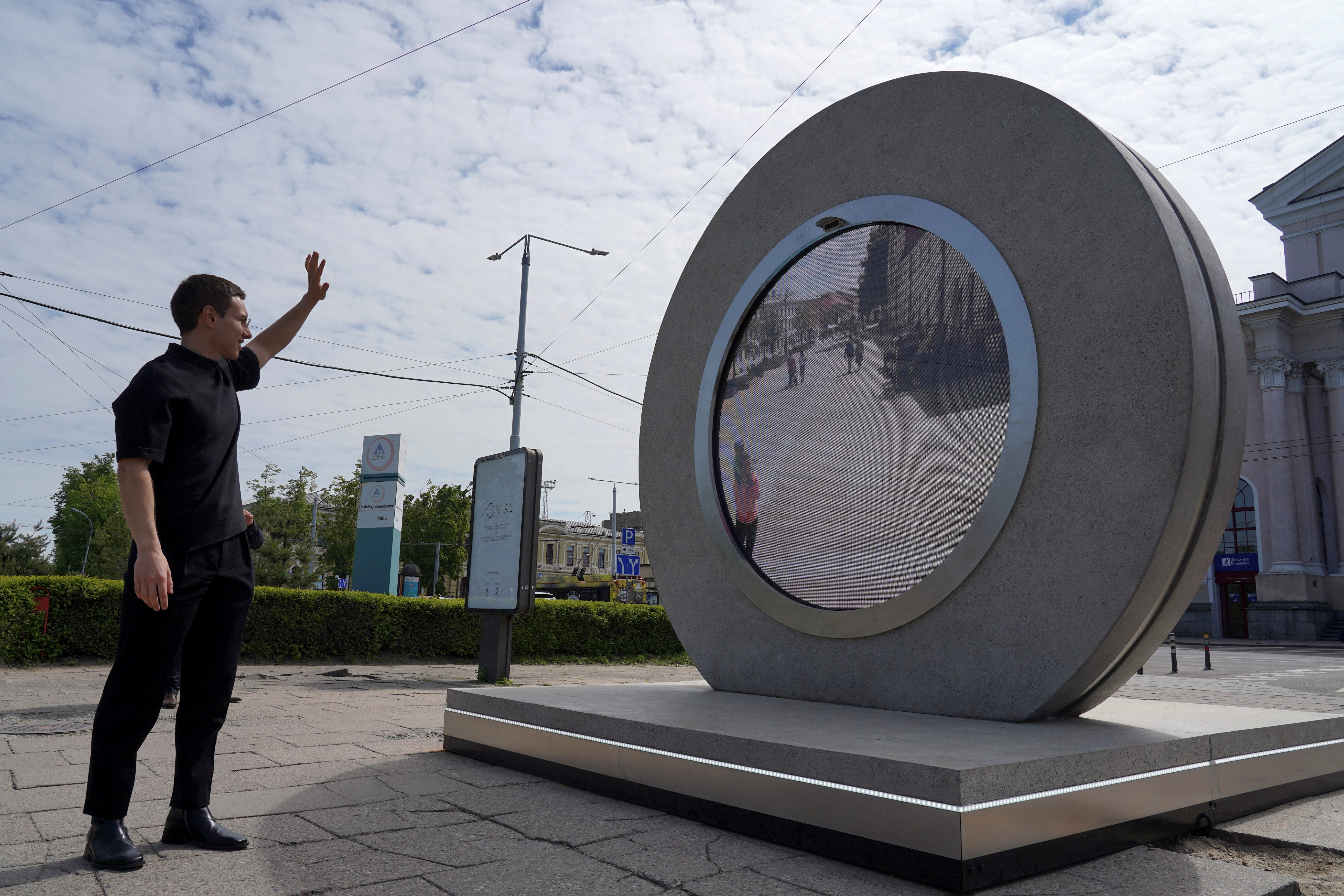 Mystical Portals now connect New York and Dublin, part of a bridge 'to a united planet'