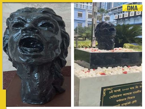 'The agony, the pain...': Kolkata rape-murder victim's sculpture placed at RG Kar, receives backlash on social media