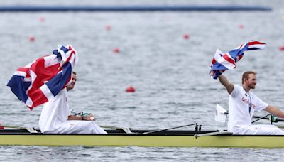 Rowing-Eights gold leaves British cox jumping for joy, but not in the water