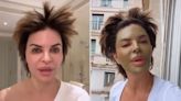 Lisa Rinna Goes Glam-Free in Paris Fashion Week Clips with Crazy Hair and No Makeup: 'Send Help'