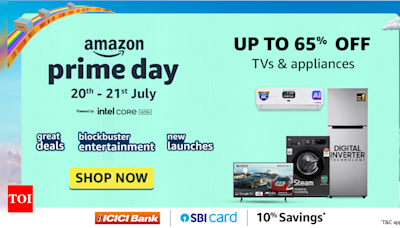 Amazon Sale On Large Appliances: Save up to 65% on TVs, ACs, Refrigerators & More During The Amazon Prime Day Sale - Times of India