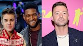 Usher says he and Justin Timberlake had a 'bidding war' to sign Justin Bieber