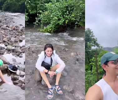 Anupamaa's Ashlesha Sawant enjoys monsoon vacation with Kumkum Bhagya's Sriti Jha, Shabir Ahluwalia; WATCH